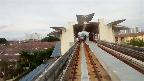 The station are the southern terminus for the sri petaling line and because of different rail system developed on both lines, they do not share the same track and use their own individual track instead. LRT KJ {Front / Cab View} LRT Kelana Jaya Line extension ...