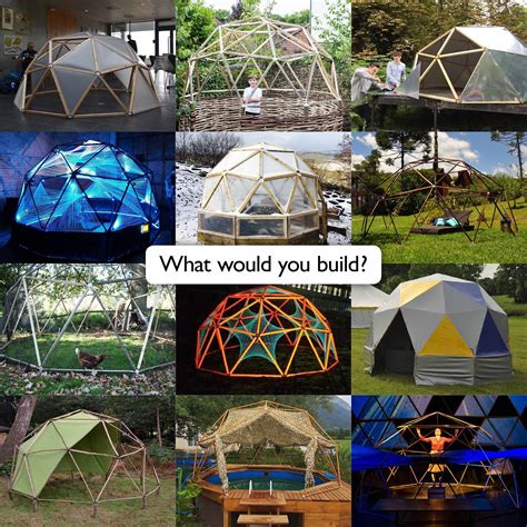 Build With Hubs Kits Geodesic Dome Geodesic Dome Kit Geodesic