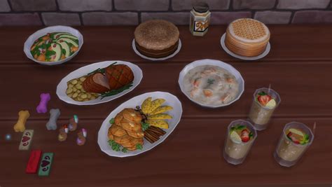 Sims 4 Food Mod Wallpaper Base