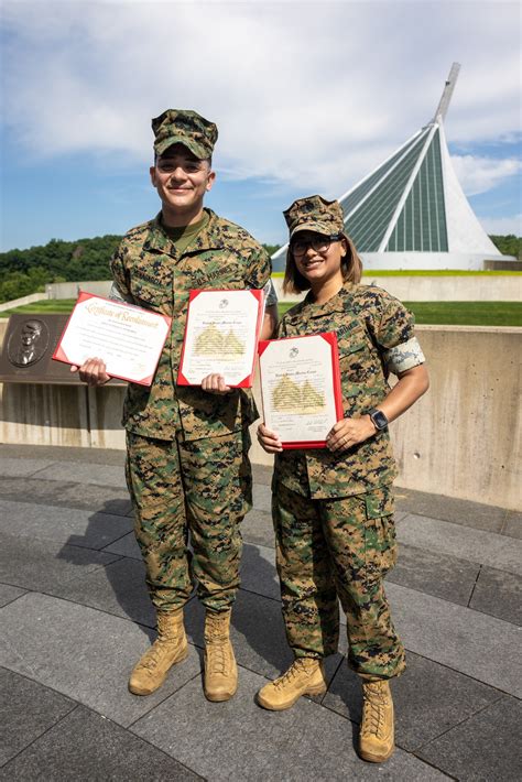 Dvids Images Us Marine Husband And Wife Are Promoted To Sergeant