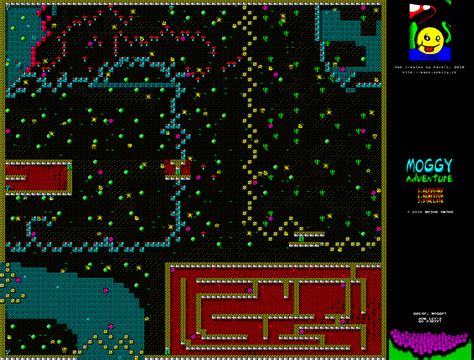 Zx Spectrum Games Moggy Adventure Mapa