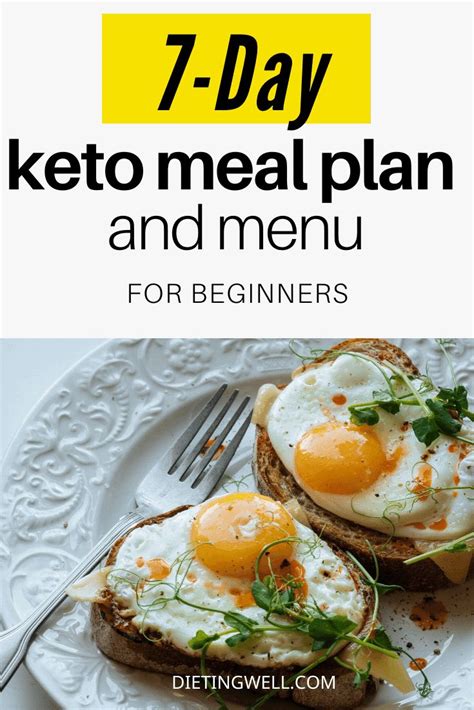 7 Day Ketogenic Diet Meal Plan Beginners Guide