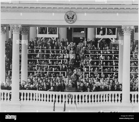 Photograph Of Dwight D Eisenhower Delivering His Inaugural Address