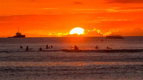 Sunset Waikiki Honolulu Hawaii Anthony Quintano Flickr