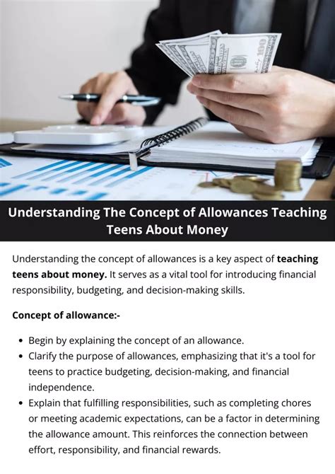 Ppt Understanding The Concept Of Allowances Teaching Teens About