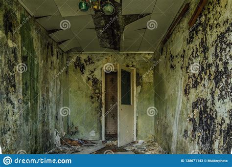 Rotten Messy Room In Abandoned House Stock Image Image Of Dirty