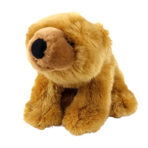 Wild Republic Golden Brown Grizzly Bear Plush 12 Realistic Soft