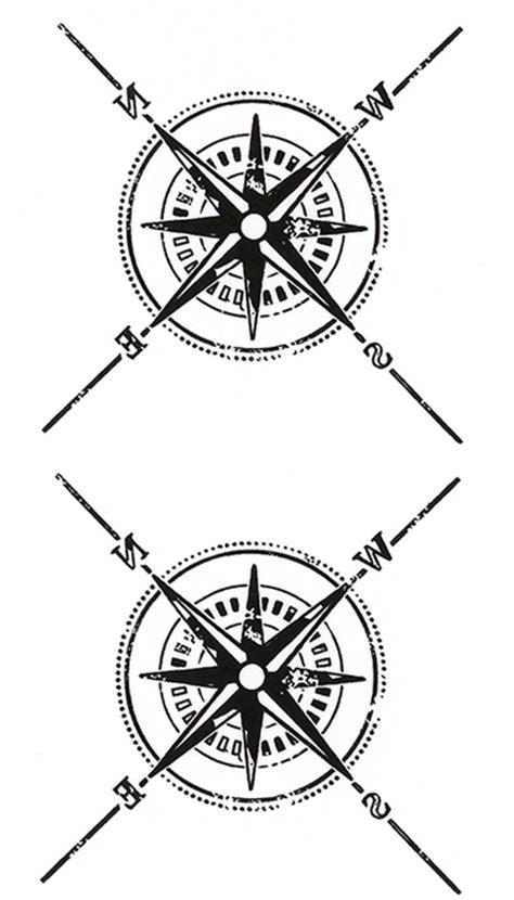 Details 73 Compass Temporary Tattoo Incdgdbentre