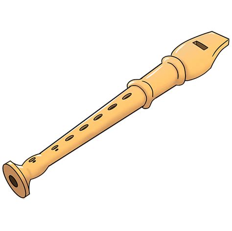 How To Draw Flute