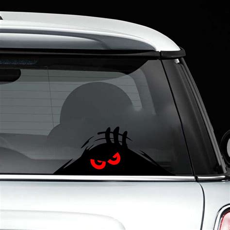 Eyes Monster Peeper Scary Car Bumper Window Decals Car Stickers