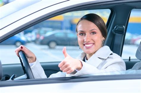 Happy Driver Is Showing A Thumb Stock Image Image Of Copy Good 17208399