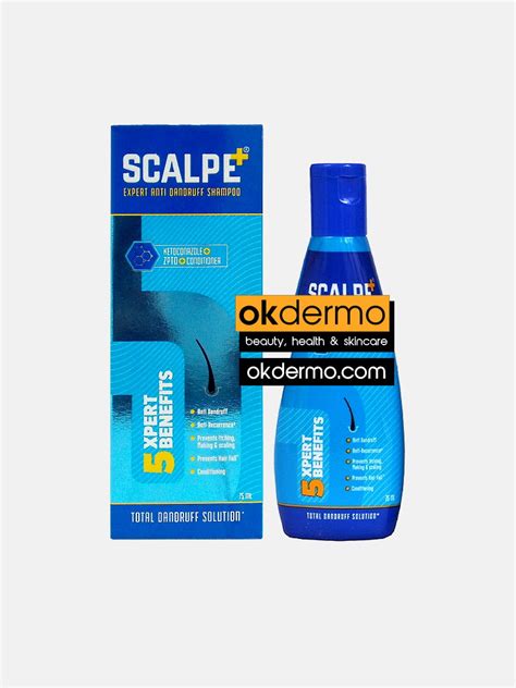 Scalpe Plus Anti Dandruff Shampoo Okdermo Skin Care