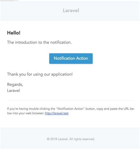 Laravel Mail Notifications How To Customize The Templates