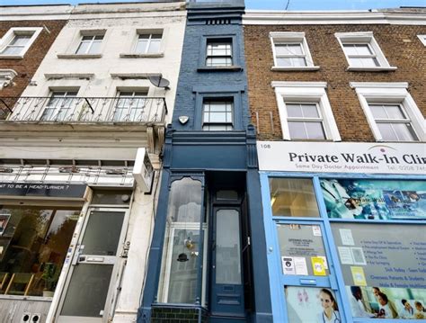 The Narrowest House In London Put Up For Sale For More Than 1 Million