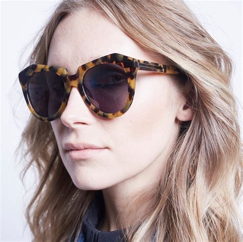 Karen Walker Number One Sunglasses Black Crazy Tortoiseshell