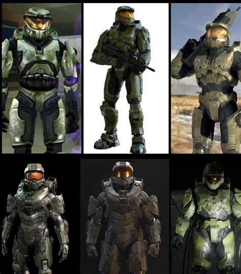 Whats Your Favorite Master Chief Armor Style Throughout All The Halo