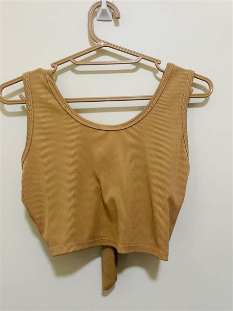 Nude Croptop On Carousell