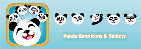 Panda Emoticons And Smileys Emoji Have Fun With Texting Webapprater