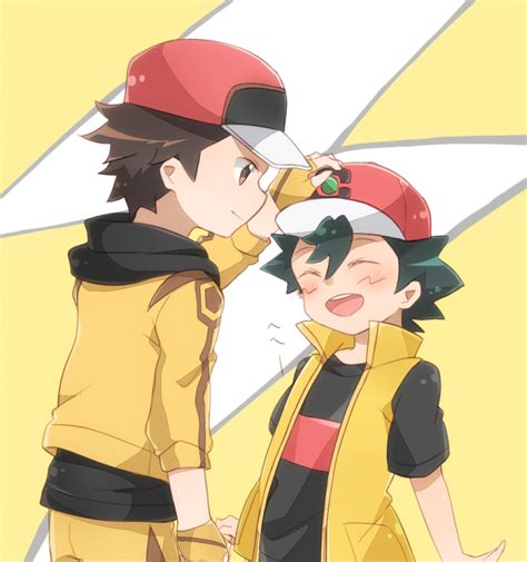 Red Ash Ketchum And Red Pokemon And 2 More Drawn By Miu Chuyu825