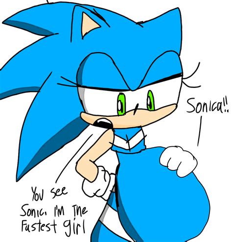 Sonica Ate Sonic By Forkythespork On Deviantart