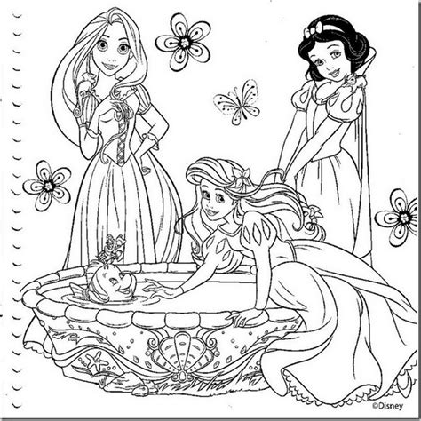 17 Desenhos Das Princesas Disney Para Colorir Ou Pintar Páginas Para