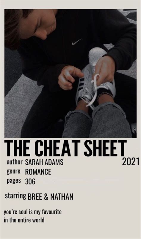 The Cheat Sheet Sarah Adams Book Poster