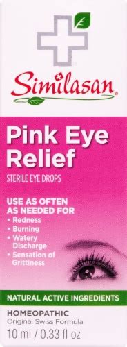 Similasan® Pink Eye Relief Drops 033 Fl Oz Kroger