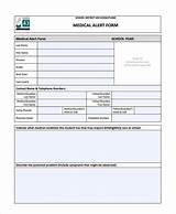 Images of Free Medical Alert Forms