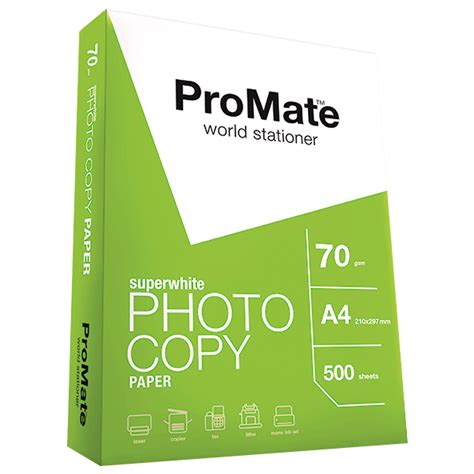 Promate Photocopy Paper 70gsm A4 500 Sheets Pack
