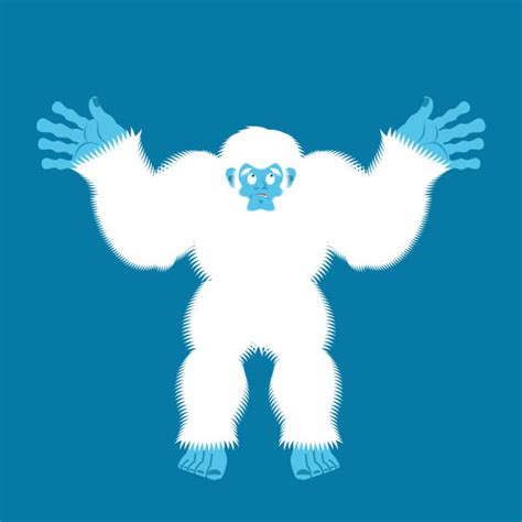 Abominable Snowman Cartoon Illustrations Royalty Free Vector Graphics