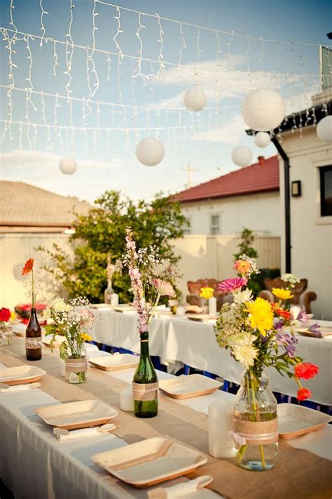 Backyard weddings are a great way to save money on the venue space, although you must remember that you'll need to consider many things all credit to owners creations. Idea for January party!! Love the day-to-night styling of ...