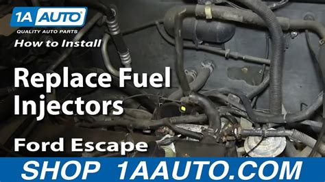 How To Replace Fuel Injectors 2001 07 Ford Escape 2 0l 1a Auto