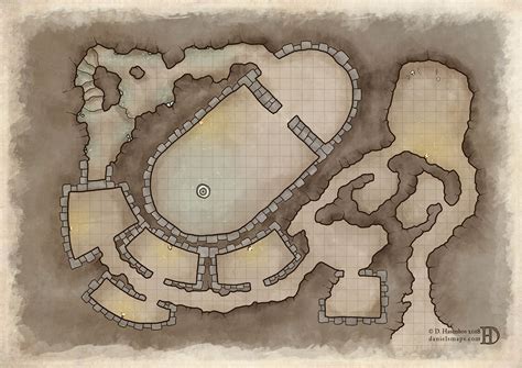 Ancient Portal Daniel Hasenbos Fantasy Map Map Dungeon Maps