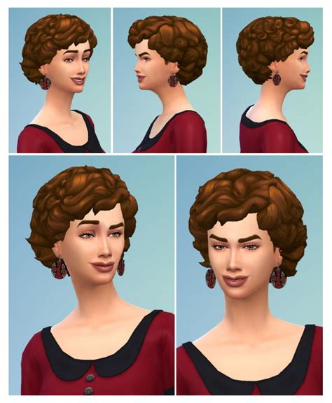 Big Curls Hair At Birksches Sims Blog Sims 4 Updates