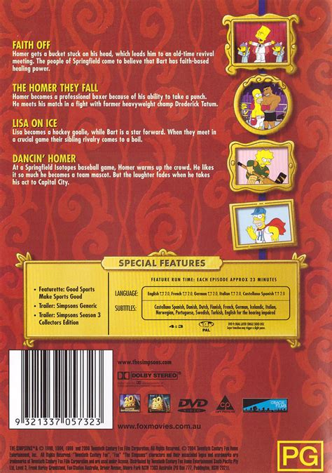 the simpsons classics on your marks get set d oh dvd 2004 region 4 as new