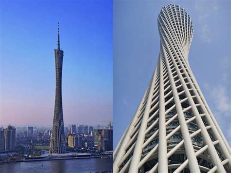 Guangzhous Elegant Canton Tower Is The Tallest Building In China