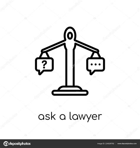 Get free legal advice, find the right lawyer, and make informed legal decisions. Ask Lawyer Icon Trendy Modern Flat Linear Vector Ask ...