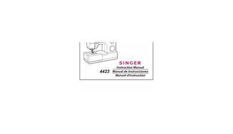 Singer 4423 Manuals | ManualsLib