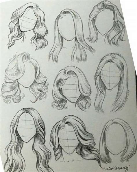 30 Girl Hair Drawing Ideas And References Girl Hair Drawing How To