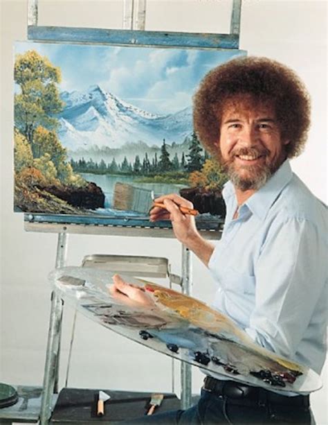 Guy Has Awesome Bob Ross Birthday Party Where Everyone Paints A