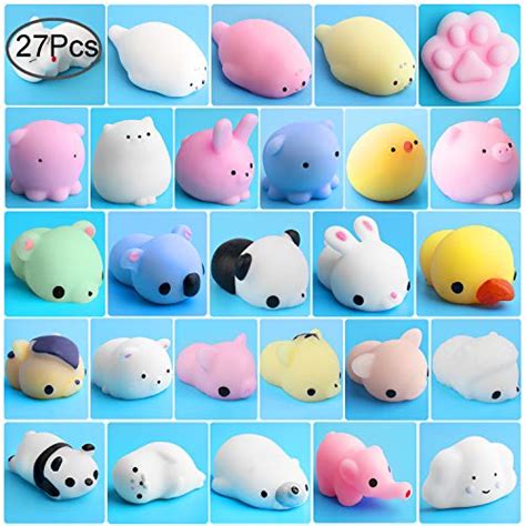Buy Outee Mochi Stress Toy Squeeze 27 Pcs Mochi Animals Squeeze Toy