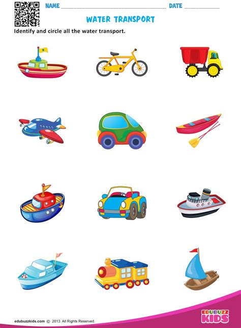 Check out our science worksheets for kindergarten to see your kid transform into a mini einstein. WATER TRANSPORT | Transportation preschool, Transportation ...