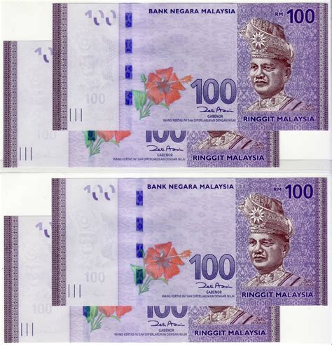 That should read a mixture of new and old 100 ringgit notes and not 50. Singapore Banknotes Corner: Malaysia 100 Ringgit 1st ...