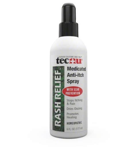 Tecnu Rash Relief Medicated Anti Itch Spray 6 Oz