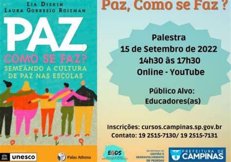 Palestra Aborda Construção Da Cultura De Paz Nas Escolas Hora Campinas