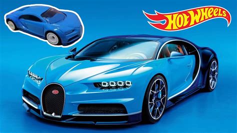 Hot Wheels Exotics 710 16 Bugatti Chiron 236250 Blue
