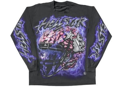 Hellstar Powered By The Star Ls Tee Black Fw23 Us