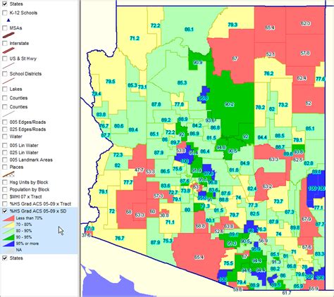Arizona Census 2010 And Demographic Economic Patterns And Trends