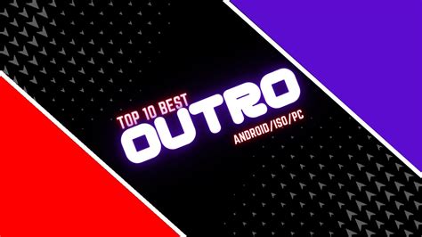 Top 10 New Best Outro Template 2021 No Text Outro For Androidiospc