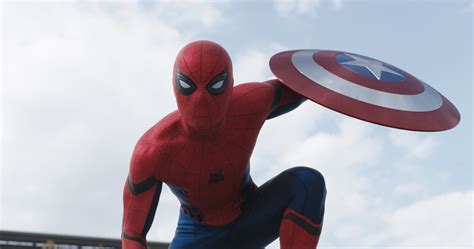 Peter Parker Spider Man Captain America Captain America Civil War
